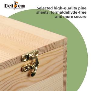 Modern Wood <strong>Bird</strong> <strong>Nest</strong> Incubator Hanging Warm <strong>Bird</strong> Cage for Parakeet Breeding for <strong>Nest</strong> Enclosure Box Packed - Product Image 2