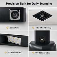 Kamera Dokumen Portabel A4 8MP USB2.0 untuk Kantor dan Pengajaran, Penjualan Langsung Pabrik