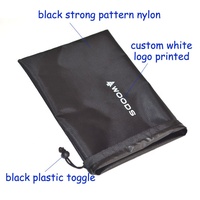 Sac de sport à cordon en nylon imperméable personnalisé pour la promotion et le rangement