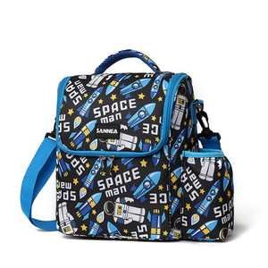 Sacs Isothermes Mignons à Imprimé Dessin Animé pour Enfant, Étudiant, Sacs <span class=keywords><strong>Pique</strong></span>-<span class=keywords><strong>nique</strong></span> Portables avec Bandoulière - Product Image 6