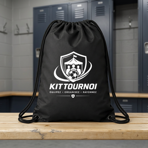 Bolsa Deportiva con Cordón y Logotipo Personalizado, Impresa en Serigrafía, con Diseños Personalizados para Gimnasio, Viajes, Entrenamiento y Promoción - Product Image 3