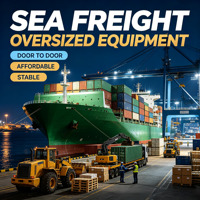 Agent d'expédition maritime Chine-USA, transitaire le moins cher pour les marchandises surdimensionnées, service porte-à-porte DDP