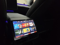 Écran arrière R89 Plus pour Tesla Model Y Model 3, écran de divertissement Android multimédia avec Disney Plus pour mise à niveau Tesla