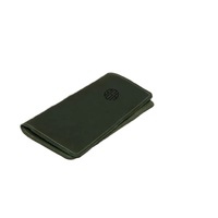 Porte-passeport et organiseur de billets en similicuir pour femme, avec clip pour menu et porte-reçus portable