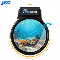 Factory Wholesale JSD Magnetic Coral Magnifier 3X LED Blue Light Reef Viewer With Interchangeable Filter for Saltwater Aquarium