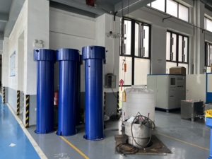 Áp SuấT Xi lanh khí tự động cho thiết bị kiểm tra Áo khoác Nước Thủy tĩnh vật liệu ABS bảo hành 1 năm cho thử nghiệm nén - Product Image 6