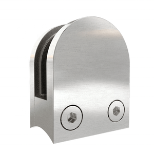 आधुनिक डिजाइन 316 स्टेनलेस स्टील टेम्पर्ड ग्लास रेलिंग सिस्टम स्तंभ पूरा किट कांच की बालकनी के लिए बैलुस्ट्रेड हैंडरेल - Product Image 2