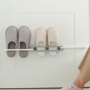 Foldable slipper <b>rack</b> for bathroom <b>storage</b>, a bathroom organizer that requires no drilling, wall-mounted for storing <b>shoes</b>. - Product Image 2