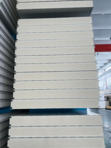 Panel Sándwich de Poliuretano (PU) y Poliisocianurato (PIR) de 50 mm, Solución de Ingeniería de Aislamiento Reforzado Ignífugo PIR B1 para Minería PNG VIP Suite - Product Image 1