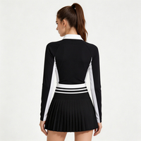 Ensemble de vêtements de sport personnalisés pour le tennis, la course et la gym, séchage rapide, haute extensibilité, respirant, jupe de golf et polo, collection été, vente en gros