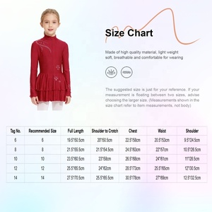 Robe de patinage artistique pour filles de 6 à 14 ans, costume de danse pour spectacles, fêtes, patinage, tenue de scène - Product Image 6