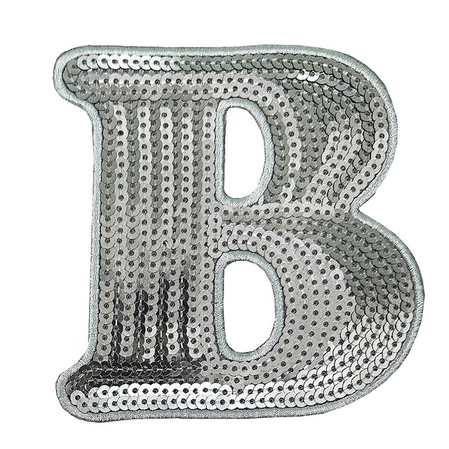 Patches Iron on Custom Sequence Custom Patches Custom Sequin Patches Custom Shirt Patch Beaded Cloth Patchesl Etter Patches