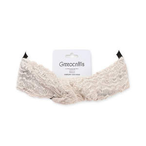 Fascia per capelli piatta con laccio, design annodato largo, per donna, accessori per capelli fatti a mano, moda casual - Product Image 2