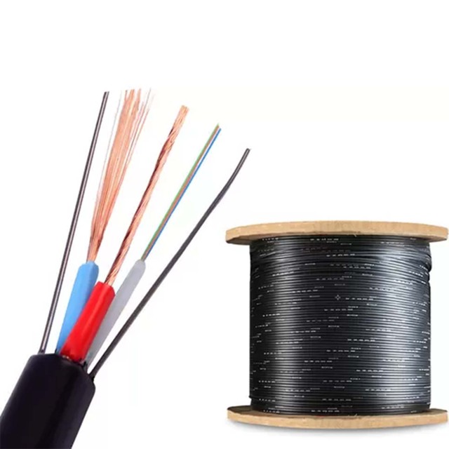 OUFU OPLC Hybrid Fiber Optic Cable with Copper Power Wires 1km Price 2-48 Cores