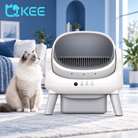 QKEE Entrepôt UE 2026 Nouvelle Litière Intelligente Automatique Ti+ pour Chats, Bac à Litière Autonettoyant pour Chats