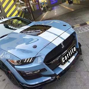 Capot de voiture de haute qualité, vente directe d'usine GT500 style Shelby adapté <span class=keywords><strong>à</strong></span> l'apparence <span class=keywords><strong>Ford</strong></span> <span class=keywords><strong>Mustang</strong></span> améliorée GT500 - Product Image 3