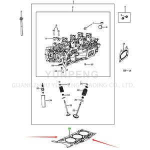 05184456AI Nouveaux joints <span class=keywords><strong>de</strong></span> <span class=keywords><strong>culasse</strong></span> pour Jeep Dodge RAM 1500 PICKUP DODGE CHALLENGER DODGE CHARGER CHRYSLER 300  3.6L 2011-2024 - Product Image 4