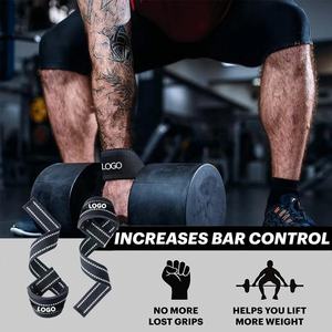 Tùy chỉnh đa màu sắc cử tạ người đàn ông dây đeo cổ tay cho Barbell sử dụng hỗ trợ vải ban nhạc cổ tay phòng tập thể dục - Product Image 4