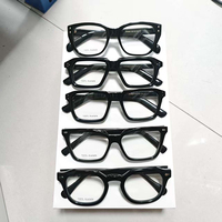Montures de lunettes épaisses en acétate, carrées, à monture complète, lunettes optiques unisexes, mode, verres correcteurs, stock mixte en gros, OEM