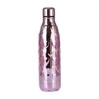 Bouteille d'eau en cuivre de grande capacité 500ml, bouteille d'eau de Cola martelée en cuivre