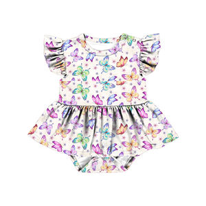 Mono de Bebé LT-469-YXW, Mono con Mangas con Volantes para Recién Nacidos de 0 a 6 Años, Vestido Estampado, Mono Cómodo - Product Image 5