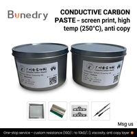 Pâte de carbone résistante aux hautes températures, encre conductrice électrique pour sérigraphie, fonction anti-copie
