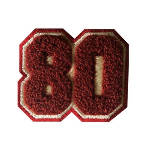 Patch avec lettres personnalisées en chenille, broderie pour serviette, lettres, personnalisé, de haute qualité, couture sur vêtements, livraison rapide, pièces - Product Image 5