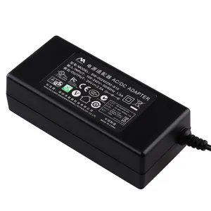 XINHE Adaptor daya DC 12V 5A, Adaptor daya 60W Desktop tipe C6 C8 C14 Inlet 12V 5A 12Volt 5000mA 60Watt