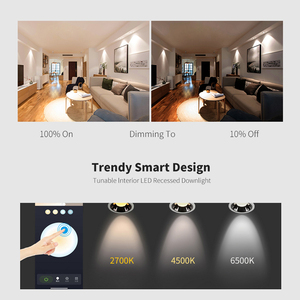 Luz LED Empotrada Lineal Inteligente Zigbee Controlada por Aplicación, Regulable CCT para Tuya WiFi, Moderna Rejilla Lineal Cuadrada de Aluminio - Product Image 5