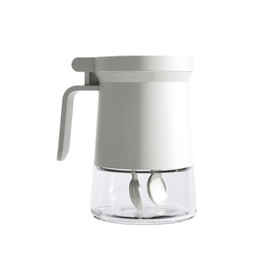 Pot de rangement en verre pour condiments, pot à épices domestique, pot à sel et sucre avec cuillère, <span class=keywords><strong>accessoires</strong></span> de cuisine et de restaurant en gros - Product Image 5