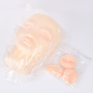 Cabezas <span class=keywords><strong>de</strong></span> Maniquí para Práctica <span class=keywords><strong>de</strong></span> Maquillaje Permanente, Moldes Reemplazables para Cejas, Ojos y Labios, Cabeza <span class=keywords><strong>de</strong></span> Práctica para Tatuajes y Microblading - Product Image 3