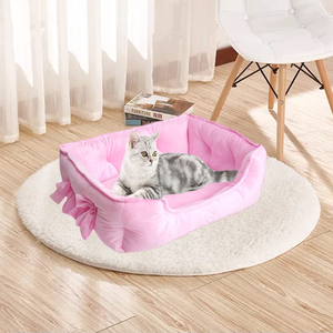 Cama de Lujo para Mascotas, Venta al Por Mayor de Fábrica, Cama Suave para Perros, Nido Rectangular Grande de Doble Uso, Transpirable, Sofá Cama para Perros y Gatos - Product Image 3