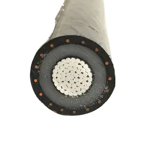 Cable de cobre compactado, accesorio alusivo a UL, 2/0awg, conductor de aluminio 4/0, 15kx xlpe, cable subterráneo