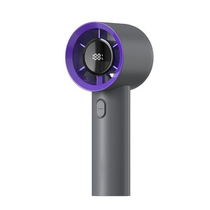 100 Speed LED Display 2000mAh Jet Air Turbo Cooling Portable Hand Held Personal Mini <b>Small</b> Little Usb Rechargeable Fan - Product Image 1
