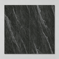 Dalles de sol modernes brillantes Yanting White Slab Blank - Grandes dalles en porcelaine imitation pierre pour mur de briques, texture pour salon