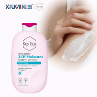Lotion Tubuh untuk Kulit Kering 473ml 16oz Kemasan Kardus, Lotion Shea Butter Melembapkan 24 Jam untuk Kulit Sensitif