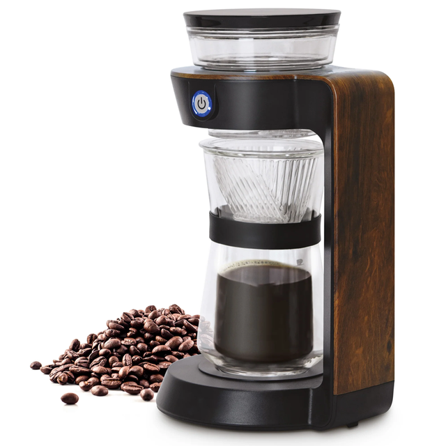 Innovative Design Automatic Pour Over Coffee Machine Stainless Steel Immersion Brewing Coffee Maker, One-Touch, Festival Gift