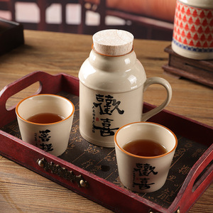 Master Gu <b>Ceramic</b> Mini Thermos Mug With Lid Hand Drawn Tea Brewing Office Use 2329B - Product Image 3