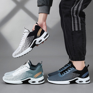 Chaussures de sport pour hommes Nouveaux modèles de printemps Chaussures décontractées respirantes en maille amortie Grande taille Vente en gros transfrontalière - Product Image 3