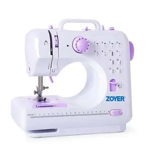 ZOYER ZY505 Mini Sewing Machine Household Electric Light Cutter Foot Pedal Sewing Machine