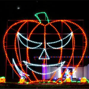 Impermeabile LED Neon zucca <span class=keywords><strong>Spectre</strong></span> lo scheletro cavalcando luce motivo di illuminazione per <span class=keywords><strong>la</strong></span> decorazione di eventi di Halloween - Product Image 2