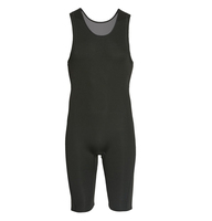 Combinaison jean courte en néoprène de 2 mm sans fermeture éclair pour hommes, maillot de bain de printemps