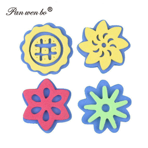 EVA Painting spugne pittura in schiuma Stamper doppio lato <span class=keywords><strong>spugna</strong></span> spugne <span class=keywords><strong>disegno</strong></span> per bambini - Product Image 4