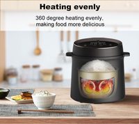 Cuisinière à riz électrique professionnelle automatique multifonctionnelle à faible teneur en sucre et en glucides, application culinaire, portable, 1,2 L, 1,5 L, 1,8 L, 2,0 L