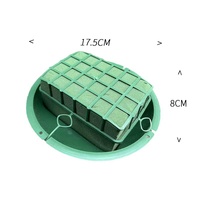 Facile à utiliser Arrangement de fleurs fraîches fortes Cylindre en plastique à haute absorption Fleurs fraîches Bols en mousse florale
