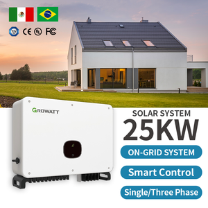ระบบพลังงานแสงอาทิตย์แบบไฮบริดครบวงจร 10kw ถึง 20kw ระบบผลิตไฟฟ้าพลังงานแสงอาทิตย์แบบออนกริด/ออฟกริด พร้อมตัวควบคุม MPPT และแบตเตอรี่ลิเธียมไอออน - Product Image 1