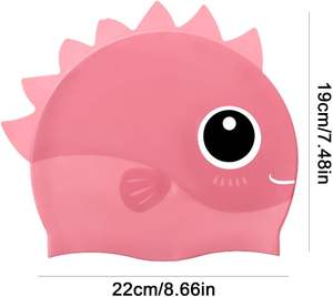 Toucas de Banho Dino Unissex de Alta Elasticidade, Baixo Custo e Impermeáveis para Crianças - Product Image 3