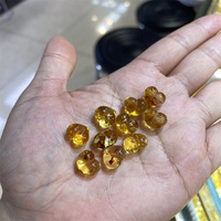 Natuurlijke Amber Hartvormige Carvings Gepolijste Edelsteen Hangertjes Groothandel voor Valentijnscadeau Sieraden maken Ketting Charme Genezende Decoratie