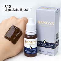 Crème pigmentaire brune PMU 15 ml pour sourcils, pigment de microblading, maquillage semi-permanent, pigment de tatouage