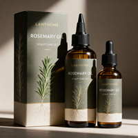 Kit de Soins Quotidiens à l'Huile de Romarin pour le Cuir Chevelu – Formule Douce et Nourrissante, Prêt à l'emploi, Usage Professionnel en Salon